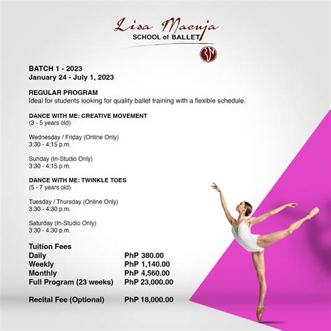 ballet classes near me|️ REGULAR PROGRAM – The Lisa Macuja School of Ballet.